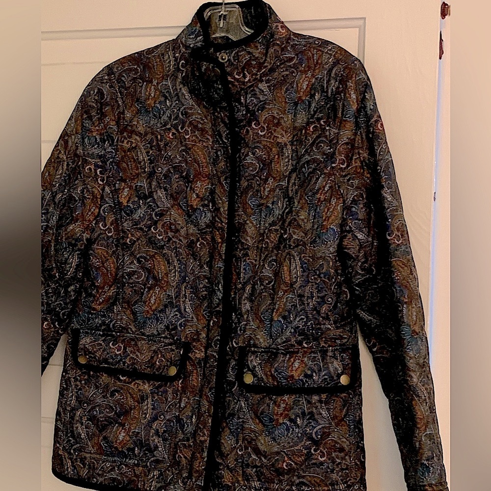 M Talbots Quilted Jacket